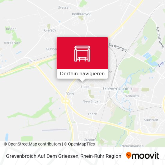 Grevenbroich Auf Dem Griessen Karte