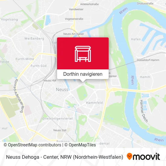 Neuss Dehoga - Center Karte