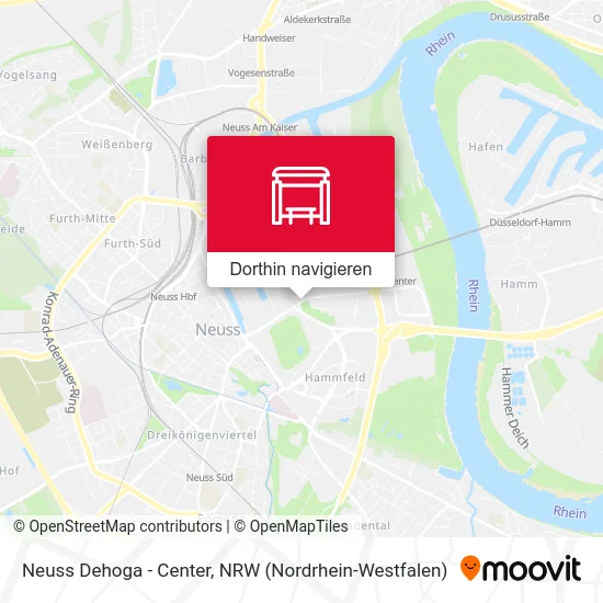 Neuss Dehoga - Center Karte