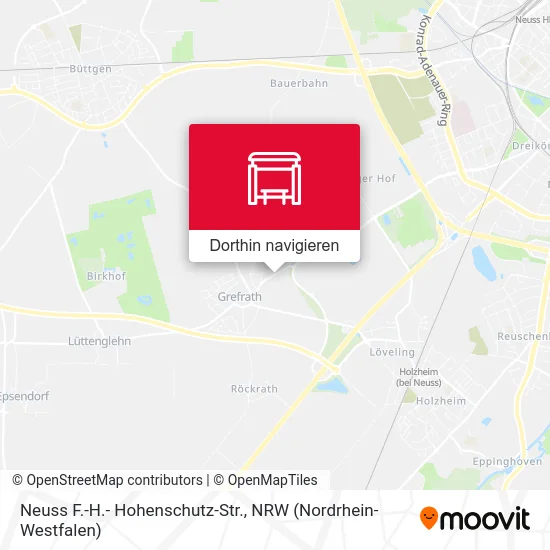 Neuss F.-H.- Hohenschutz-Str. Karte