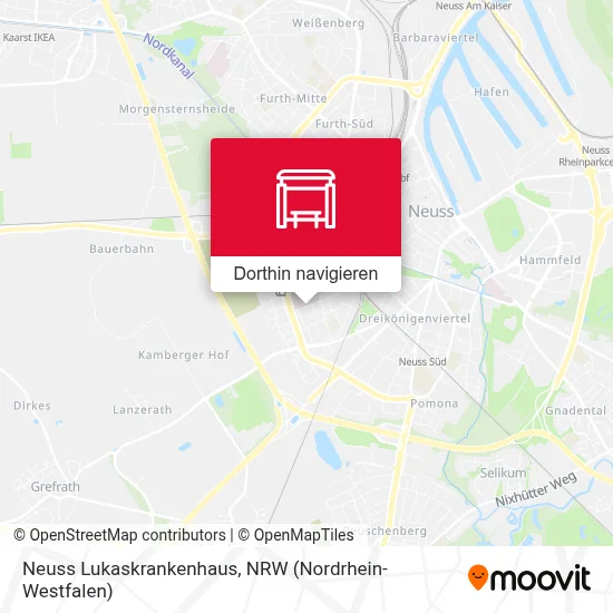 Neuss Lukaskrankenhaus Karte