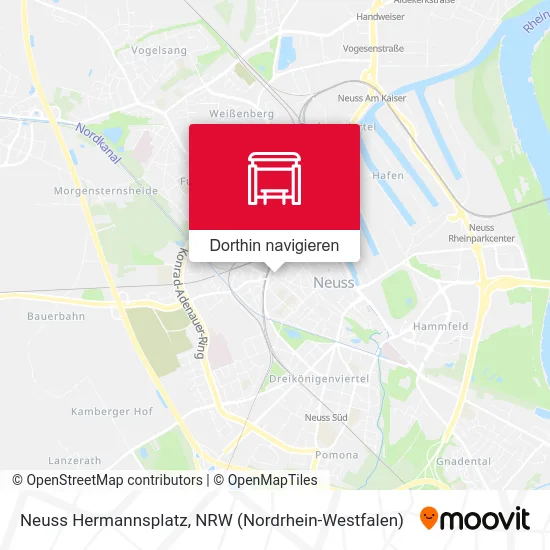 Neuss Hermannsplatz Karte