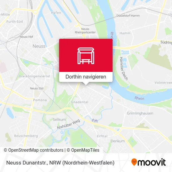 Neuss Dunantstr. Karte