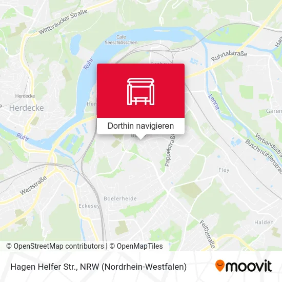 Hagen Helfer Str. Karte