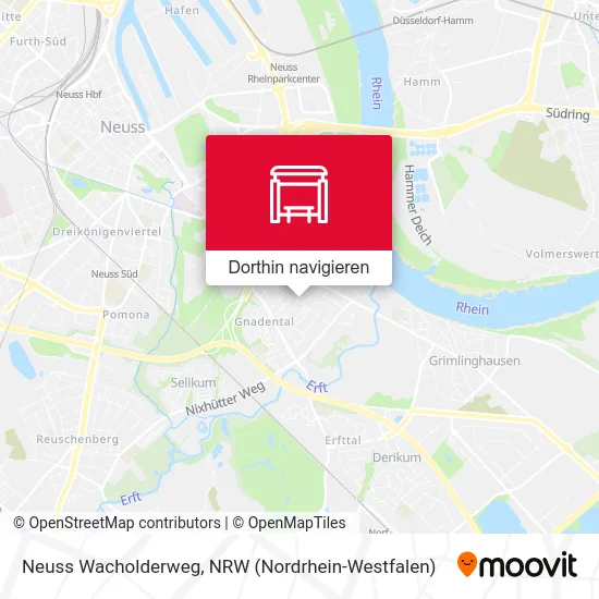 Neuss Wacholderweg Karte