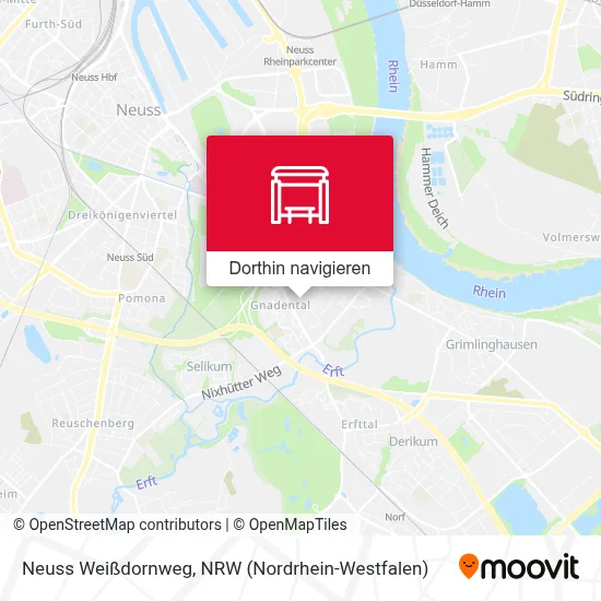 Neuss Weißdornweg Karte