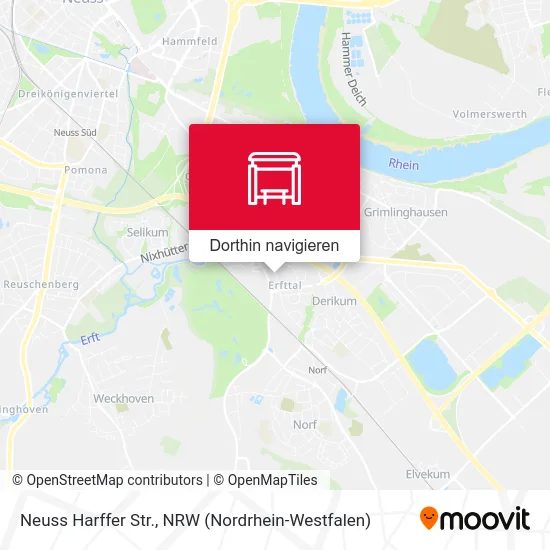 Neuss Harffer Str. Karte