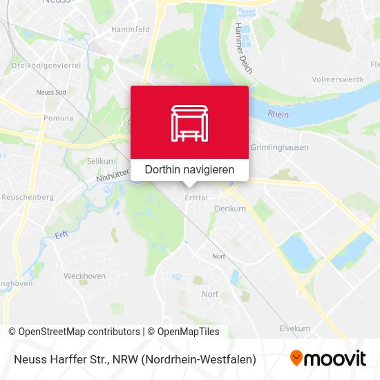 Neuss Harffer Str. Karte