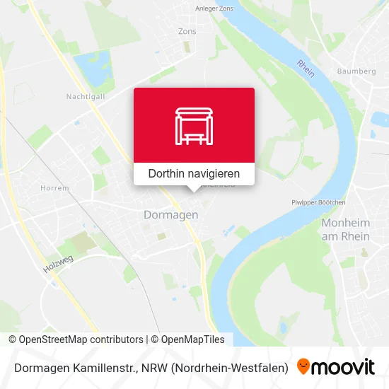 Dormagen Kamillenstr. Karte