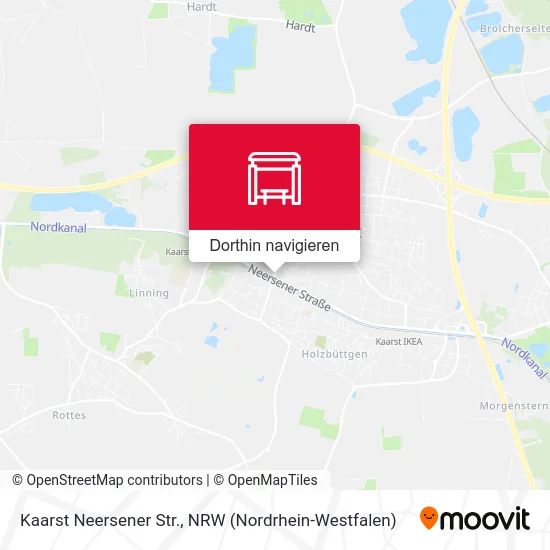 Kaarst Neersener Str. Karte