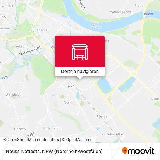 Neuss Nettestr. Karte