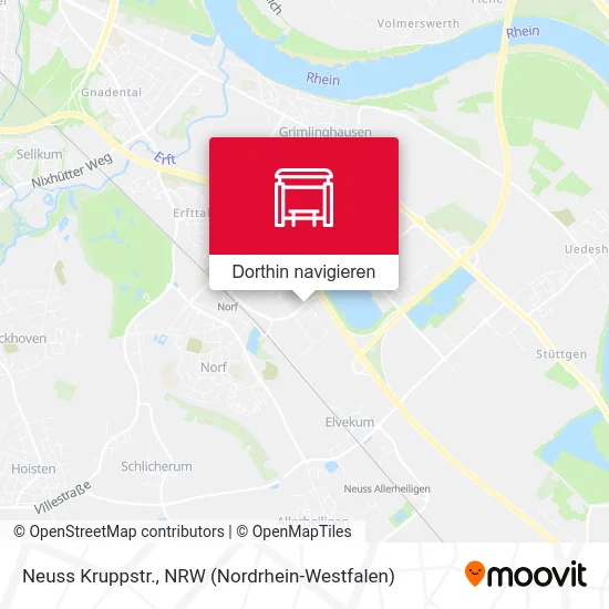 Neuss Kruppstr. Karte