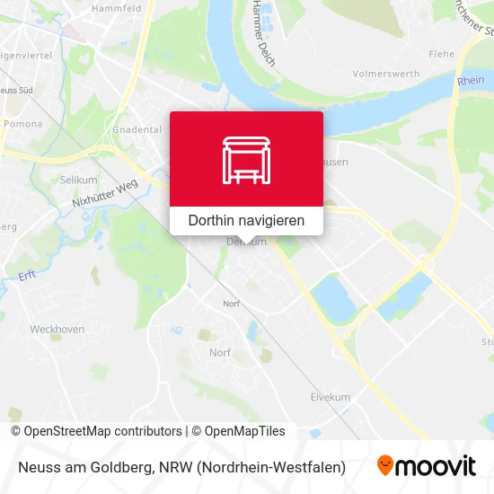 Neuss am Goldberg Karte