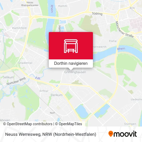 Neuss Werresweg Karte