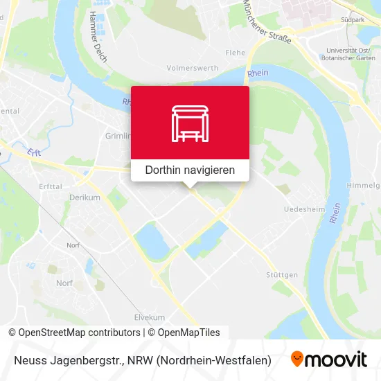 Neuss Jagenbergstr. Karte