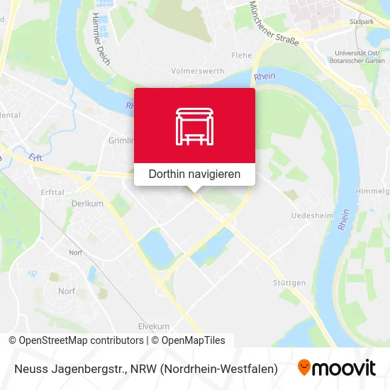 Neuss Jagenbergstr. Karte
