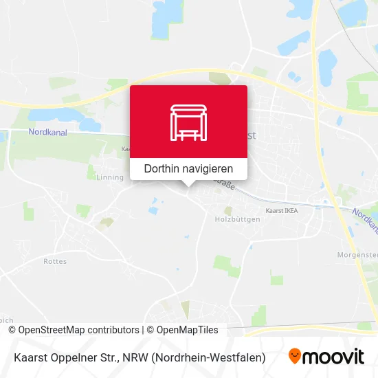 Kaarst Oppelner Str. Karte