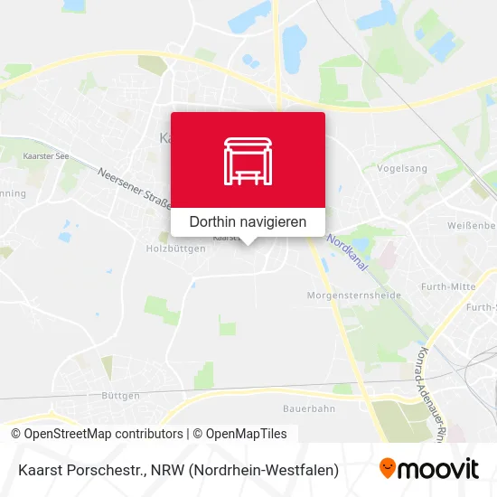 Kaarst Porschestr. Karte
