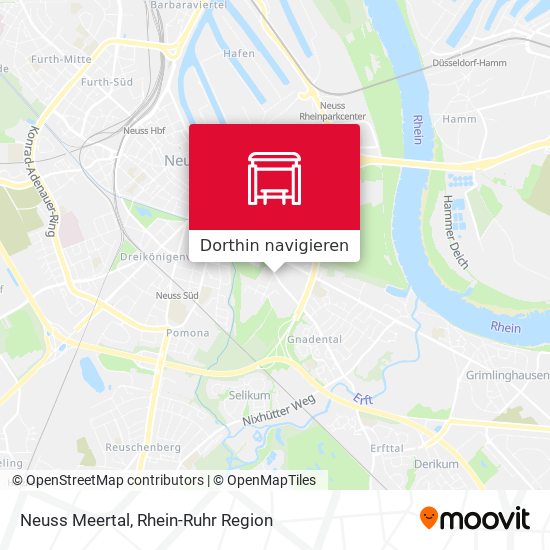 Neuss Meertal Karte