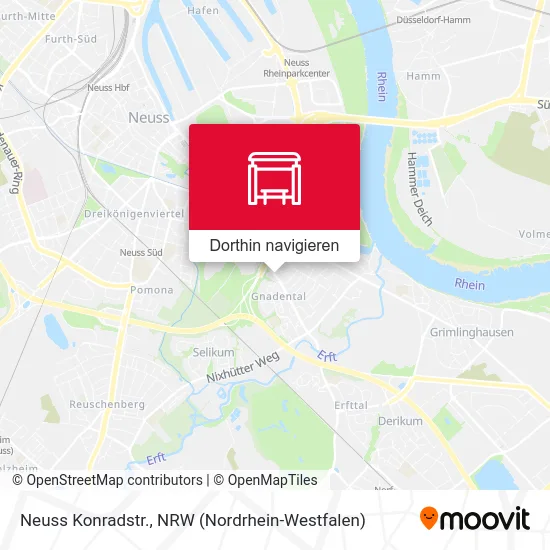 Neuss Konradstr. Karte