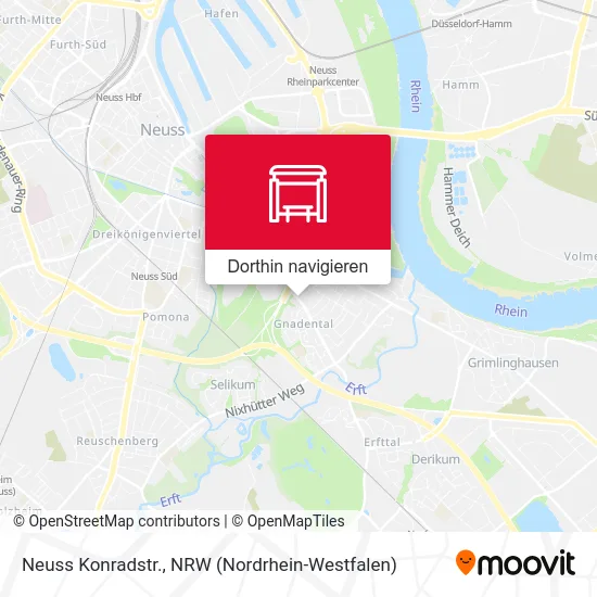 Neuss Konradstr. Karte