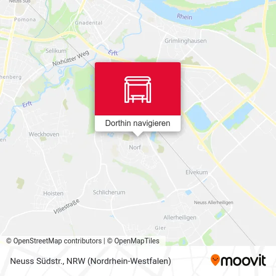 Neuss Südstr. Karte