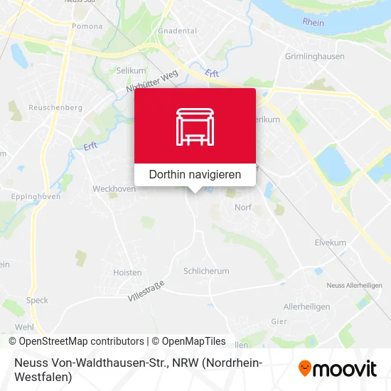 Neuss Von-Waldthausen-Str. Karte
