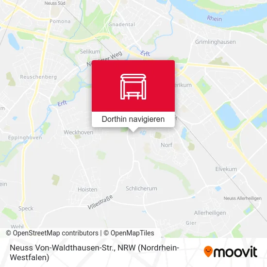 Neuss Von-Waldthausen-Str. Karte