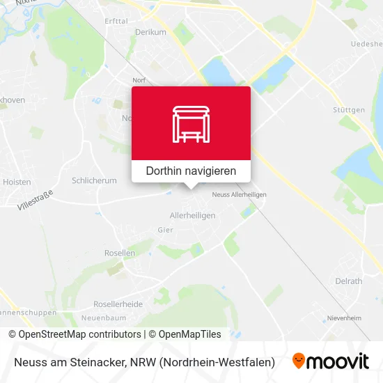 Neuss am Steinacker Karte