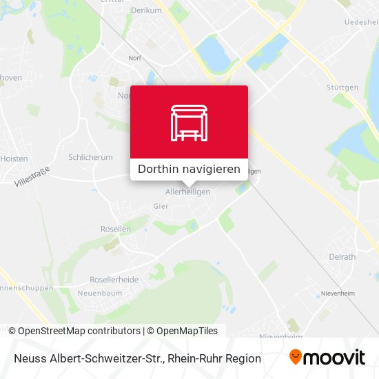 Neuss Albert-Schweitzer-Str. Karte