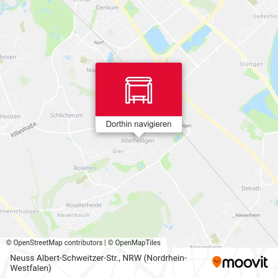 Neuss Albert-Schweitzer-Str. Karte