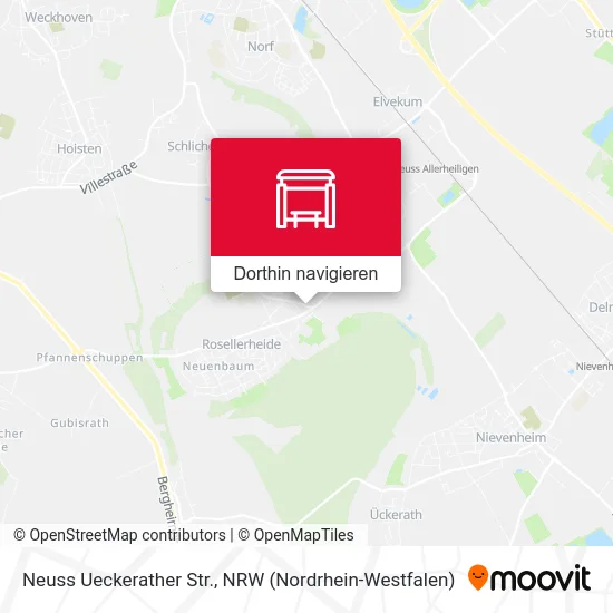 Neuss Ueckerather Str. Karte