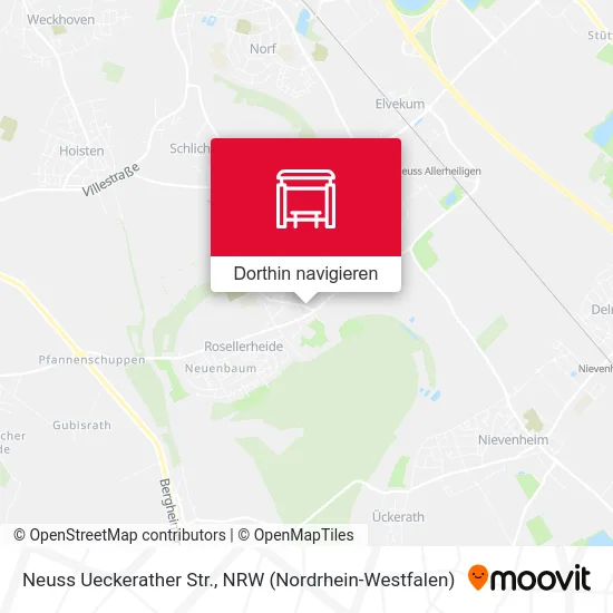 Neuss Ueckerather Str. Karte