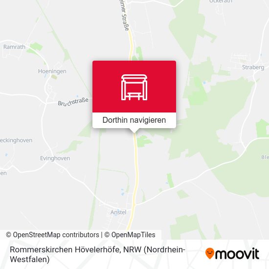 Rommerskirchen Hövelerhöfe Karte