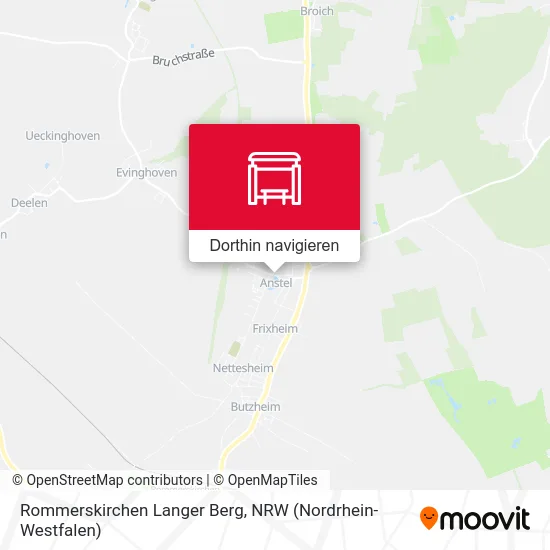 Rommerskirchen Langer Berg Karte
