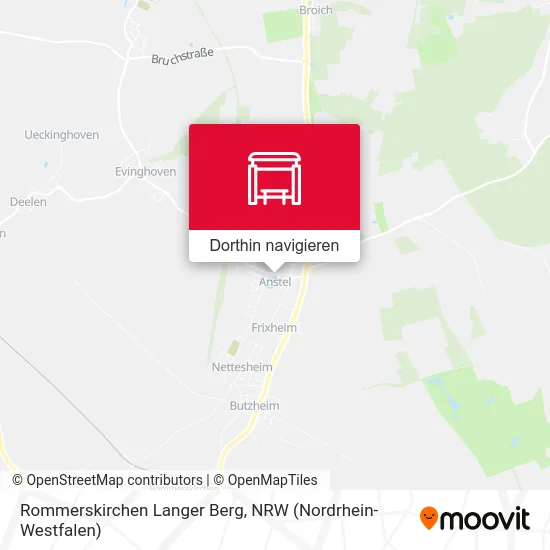 Rommerskirchen Langer Berg Karte