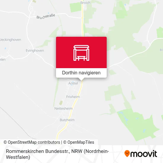 Rommerskirchen Bundesstr. Karte
