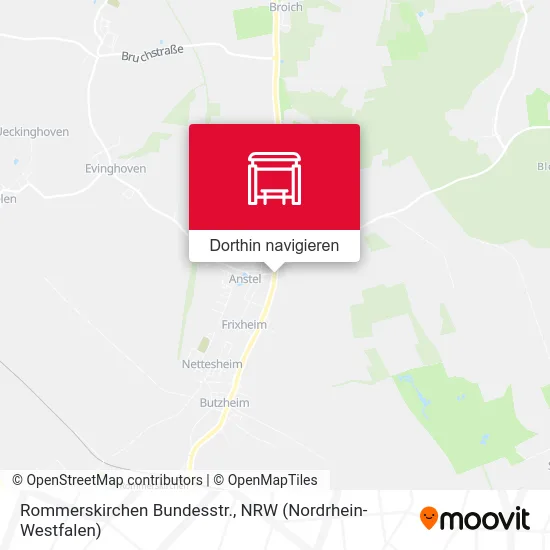 Rommerskirchen Bundesstr. Karte