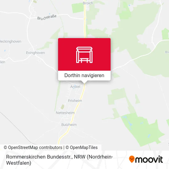 Rommerskirchen Bundesstr. Karte