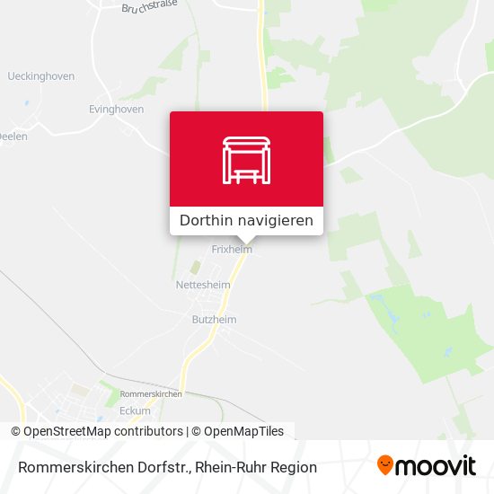 Rommerskirchen Dorfstr. Karte