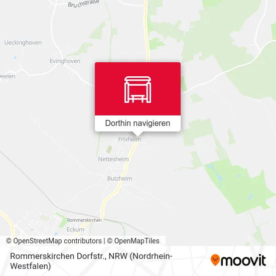 Rommerskirchen Dorfstr. Karte