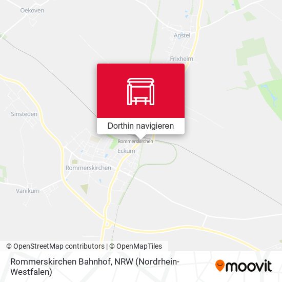 Rommerskirchen Bahnhof Karte