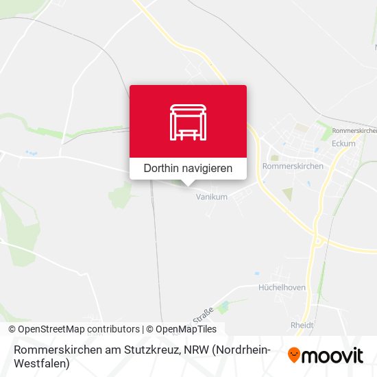 Rommerskirchen am Stutzkreuz Karte