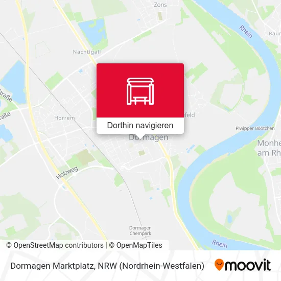 Dormagen Marktplatz Karte