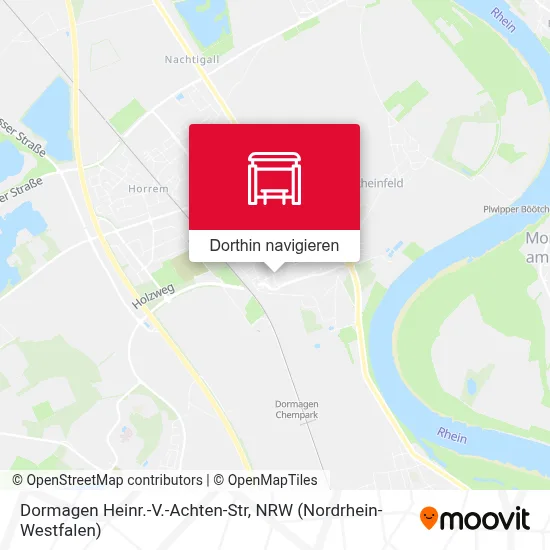 Dormagen Heinr.-V.-Achten-Str Karte