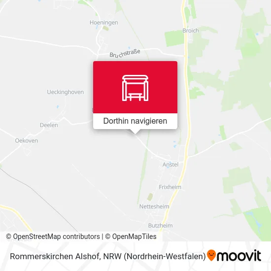 Rommerskirchen Alshof Karte