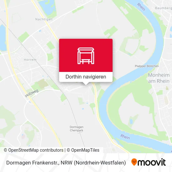 Dormagen Frankenstr. Karte