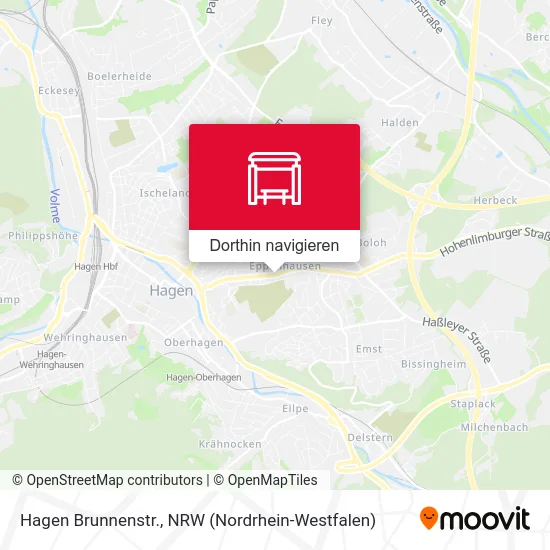 Hagen Brunnenstr. Karte