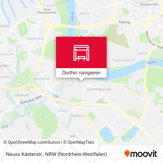 Neuss Kasterstr. Karte