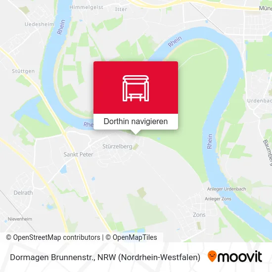 Dormagen Brunnenstr. Karte